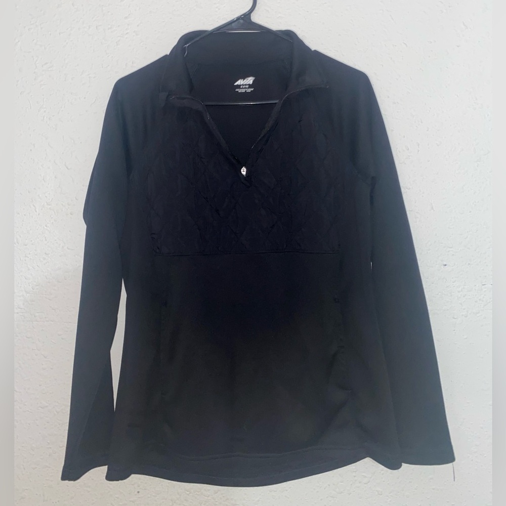 Avia Black Quilted Women's Hoodie